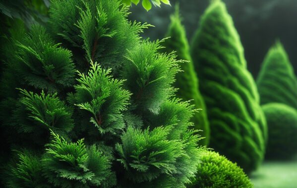 Thuja smaragd als Grundlage für Formschnitte