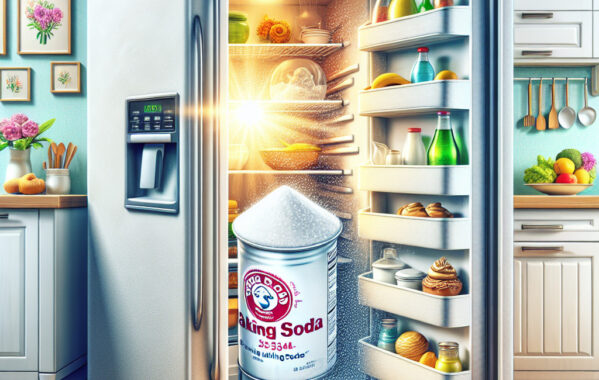 Wykorzystanie sody oczyszczonej do usuwania nieprzyjemnych zapachów z lodówki.